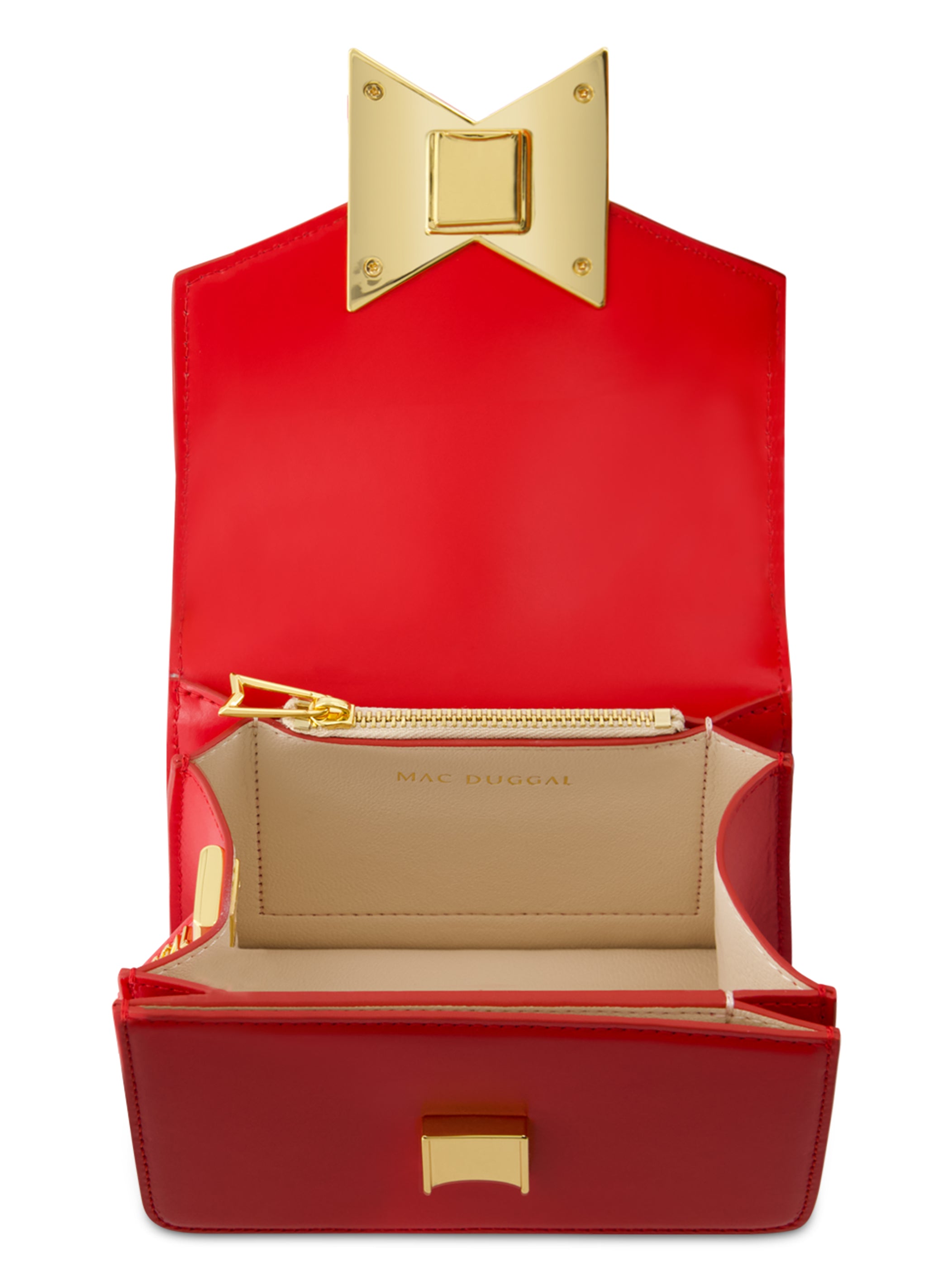 Shop Mini Leather Crossbody Bag With Gold Strap Online